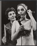 Maureen Stapleton and Rochelle Oliver in the stage production Toys in the Attic 