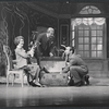Mildred Dunnock, Stephen Elliott and Ben Gazzara in the stage production Traveller Without Luggage