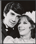Dean Santoro and Nancy Dussault in the 1970 stage production Trelawney of the "Wells"