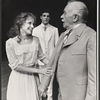 Mary Beth Hurt, Mandy Patinkin and Walter Abel in the 1975 stage production Trelawney of the "Wells"