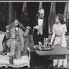 Merwin Goldsmith, Walt Gorney and Mary Beth Hurt in the 1975 stage production Trelawney of the "Wells"