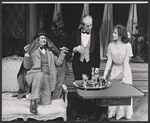 Merwin Goldsmith, Walt Gorney and Mary Beth Hurt in the 1975 stage production Trelawney of the "Wells"