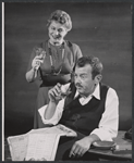 Muriel Birkhead and Travis Hudson in the stage production Triad