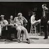 John Cullum [center] and unidentified in the stage production The Trip Back Down