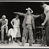 John Cullum [left] and unidentified others in the stage production The Trip Back Down