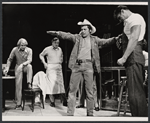 John Cullum [left] and unidentified others in the stage production The Trip Back Down