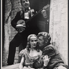 Hiram Sherman, Kim Hunter and unidentified in the 1961 American Shakespeare Festival production of Troilus and Cressida