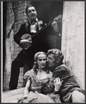 Hiram Sherman, Kim Hunter and unidentified in the 1961 American Shakespeare Festival production of Troilus and Cressida