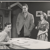 Rosemary Harris, Charlton Heston and Hermione Baddeley in the stage production The Tumbler