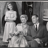 Nancy Olson, Elisabeth Fraser and Darren McGavin in the stage production Tunnel of Love