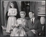 Nancy Olson, Elisabeth Fraser and Darren McGavin in the stage production Tunnel of Love