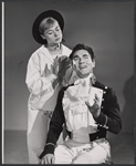 Margaret Phillips and Douglass Watson in the American Shakespeare Festival stage production Twelfth Night