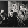 M. Josef Sommer, Elizabeth Parrish, Patrick Hines and unidentified [left] in the 1965 American Shakespeare Festival production of Twelfth Night