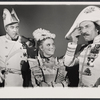 Stephen Elliott, Jennifer Darling and Tom Aldredge in the 1969 New York Shakespeare production of Twelfth Night