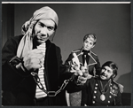 Barbara Barrie [center], Ralph Waite [right] and unidentified in the 1969 New York Shakespeare production of Twelfth Night