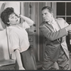 Anne Bancroft and Dana Andrews in the stage production Two for the Seesaw