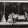 Carla Pinza and Raul Julia in the stage production Two Gentlemen of Verona