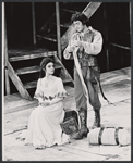 Diana Davila and Raul Julia in the stage production Two Gentlemen of Verona