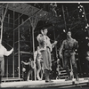 Raul Julia, Clifton Davis and ensemble in the stage production Two Gentlemen of Verona