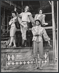 Jose Perez, John Bottoms, Carlos Cestero and Samuel E. Wright in the stage production Two Gentlemen of Verona