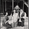 Charlie J. Rodriguez, Edith Diaz, Phil Leeds and Jacque Lynn Colton in the touring stage production Two Gentlemen of Verona