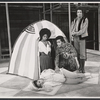 Edith Diaz, Jonelle Allen, Clifton Davis and Larry Kert in the touring stage production Two Gentlemen of Verona