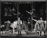 Larry Kert and ensemble in the touring stage production Two Gentlemen of Verona