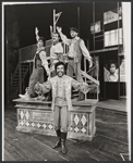 Jose Fernandez, Carlos Cestero, Carl Scott and unidentified in the touring stage production Two Gentlemen of Verona