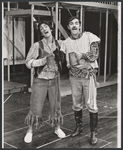 Jose Fernandez and unidentified in the touring stage production Two Gentlemen of Verona