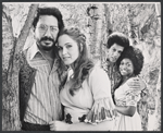 Carlos Cestero, Louise Shaffer, Larry Marshall and Rozaa Wortham in publicity for the stage production Two Gentlemen of Verona