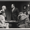 Alix Elias, David Kossoff, George S. Irving, Bruce Glover and Patricia Englund in the stage production Two Weeks Somewhere Else