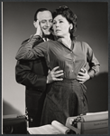 Milt Kamen and Janet Ward in the stage production The Typists [and] the Tiger