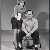 Janet Ward and Milt Kamen in the stage production The Typists [and] the Tiger
