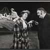 Fionnula Flanagan [in bed], Beulah Garrick and Zero Mostel in the 1974 Broadway production of Ulysses in Nighttown