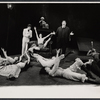 Zero Mostel [standing at right] and unidentified others in the 1974 Broadway production of Ulysses in Nighttown