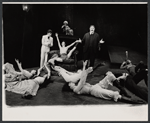 Zero Mostel [standing at right] and unidentified others in the 1974 Broadway production of Ulysses in Nighttown