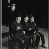 Zero Mostel [seated at left] and unidentified others in the 1974 Broadway production of Ulysses in Nighttown