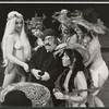 Zero Mostel [center] and unidentified others in the 1974 Broadway production of Ulysses in Nighttown