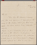 Autograph letter signed to Reverend Richard Wallis, 27 November 1818