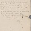 Autograph letter signed to Reverend Richard Wallis, 27 November 1818