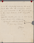 Autograph letter signed to Reverend Richard Wallis, 27 November 1818