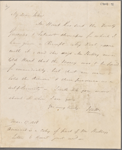 J. A. Hessey manuscript material : 5 items
