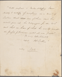 Autograph letter signed to John Taylor, 17 March 1818