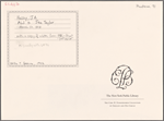 Autograph letter signed to John Taylor, 17 March 1818