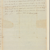 Letter to Captain William Fenwick, Royal Engineers, Halifax, Nova Scotia