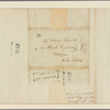 Letter to Captain William Fenwick, Royal Engineers, Halifax, Nova Scotia
