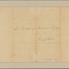 Letter to Governor [George] Clinton, Kingston [N.Y.]