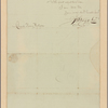 Letter to Col. Henry Rutgers, Albany