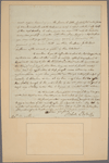 Letter to Col. Benjamin Walker, New York