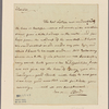 Letter to [Horatio Gates, New York.]